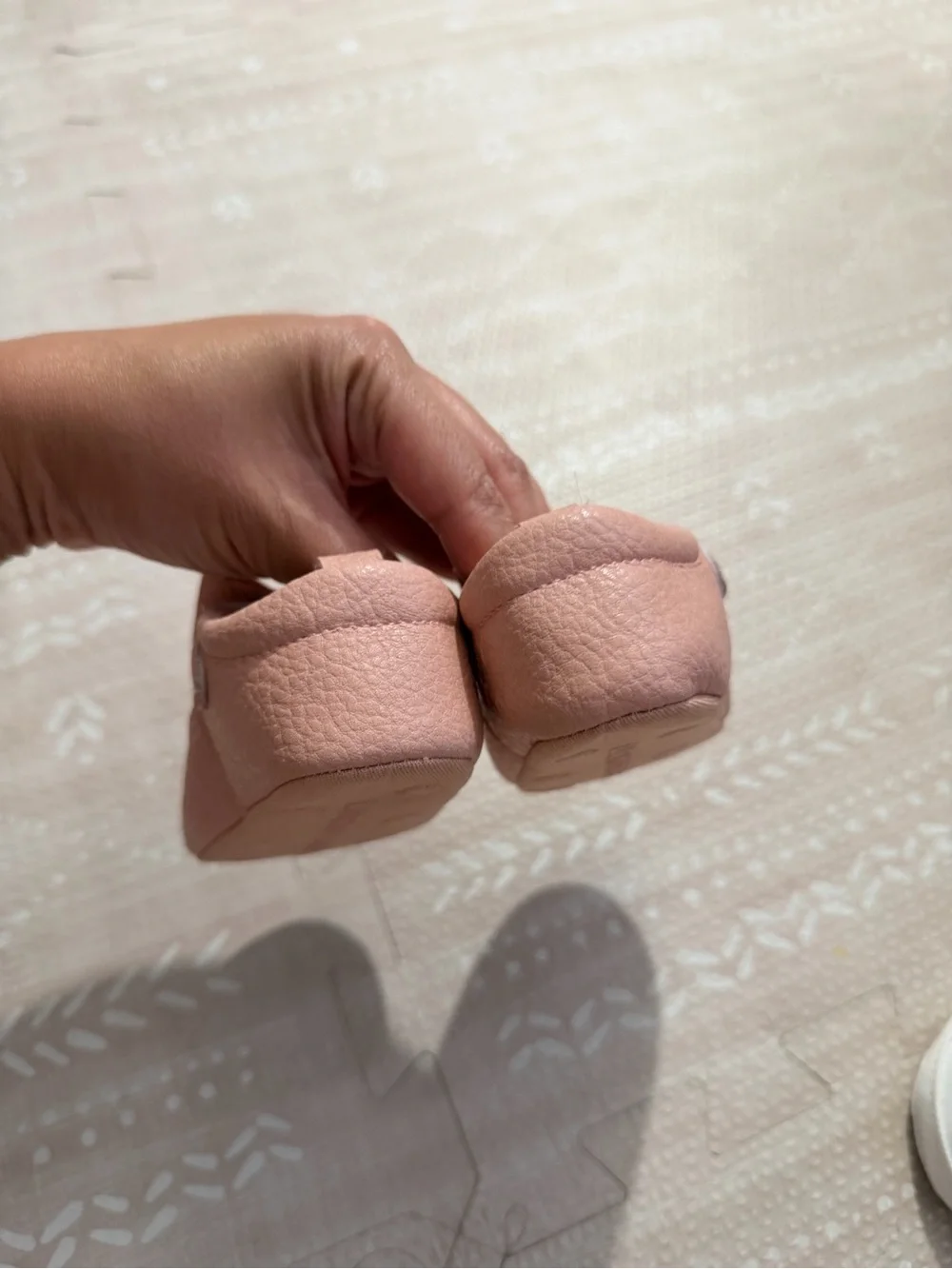 Lucky Brand Toddler Bow Strap Shoes in Dusty Pink bow